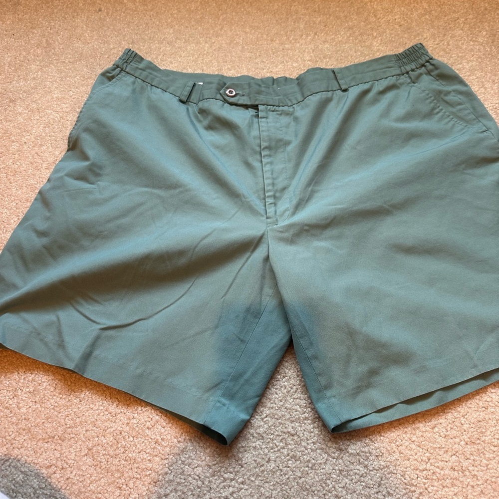 Palmland Club Men’s Vintage Golf Shorts Size 44 Green Retro Summer